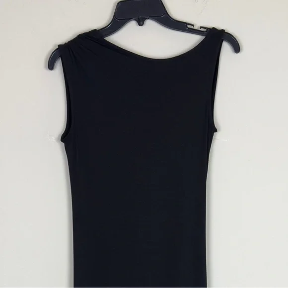 Marcella NYC Laurel Gown Dress Black European Jersey High Stretch Small - Picture 10 of 15